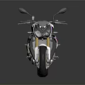Sporty White Motorcycle With Red Accents Black Seat And Sleek Streamlined Body Design