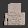 Traditional Architecture Small Building Models With Stone Walls And Windows