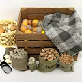 Modern Food Combinations 3d model