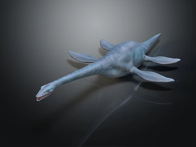 Modern plesiosaur Loch Ness Monster 3d model