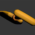 Yellow Manual Mixing Tool With Black Rod Plastic Blades And Yellow Grip For Home Use
