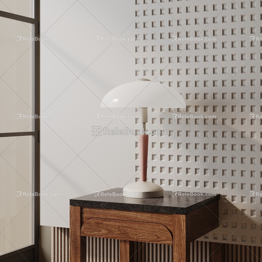 Modern table lamp 3d model