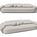 Modern Multiplayer Sofa Three-Seat Sofa 3d model