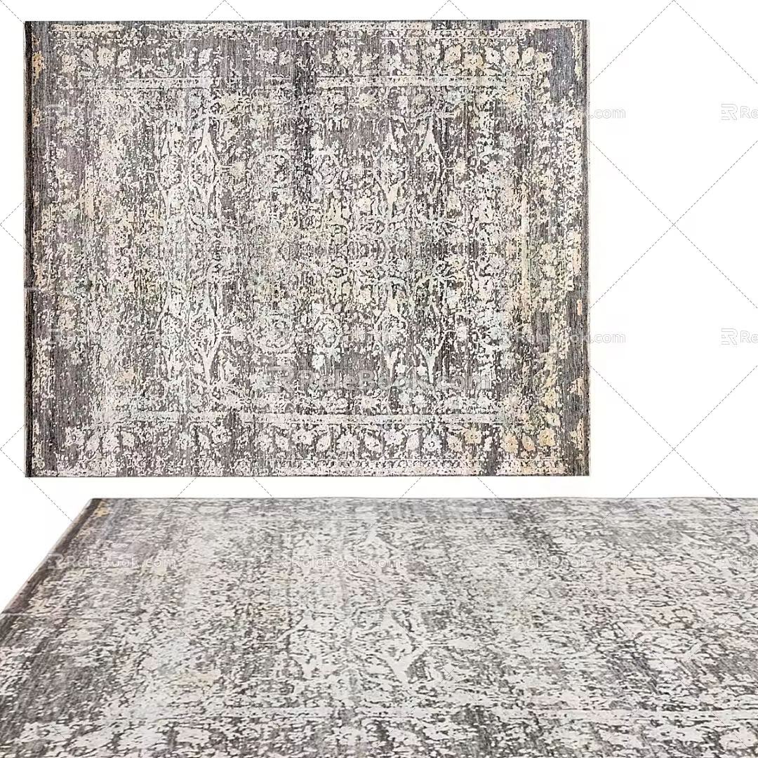 American Style Simple Carpet Carpet Simple Carpet Living Room Carpet 3d model