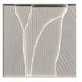 Modern Luxury Background Wall With Light Gray Curved Lines And Textured Design 3d model