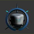 Modern Machine Shark Science Fiction Shark Future Shark 3d model