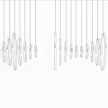 Contemporary Circular Pendant Lights With Hanging Design And Warm Illumination