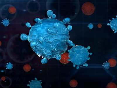 Advanced Medical Device 3D Model Featuring Blue Red Components For Diagnostics 3d model