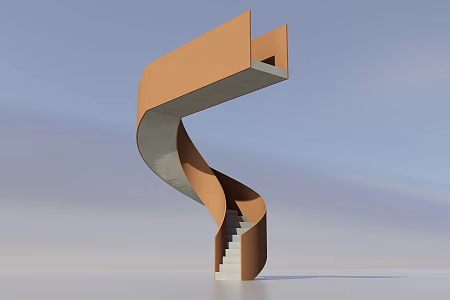 spiral staircase 3d model