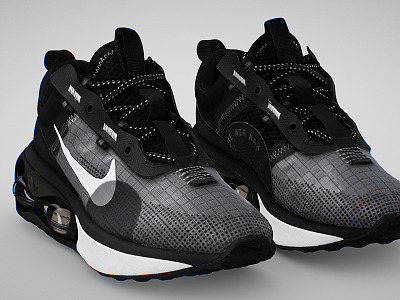 Modern sneaker Nike Fashion Technology sneaker 3d model