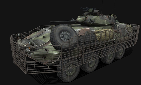 Ramp tank troop carrier 3d model