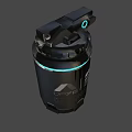 plasma-driven grenade 3d model