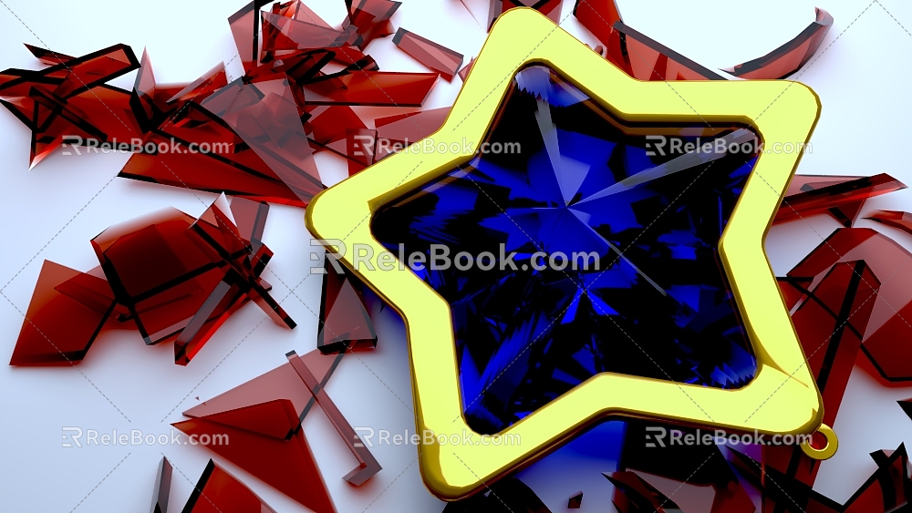 Star Gem with Modern Gem 3d model