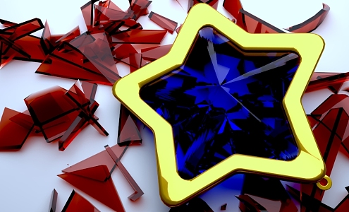 Star Gem with Modern Gem 3d model