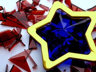 Star Gem with Modern Gem 3d model