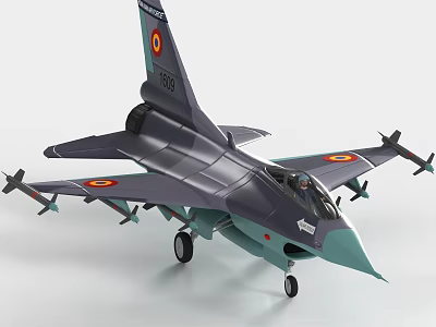 F16 Fighter Aircraft 3d model
