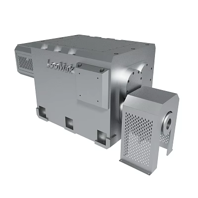 LOONLAR Industrial Mechanical Component With Metal Structure Cooling Vents And Hollow Design 3d model