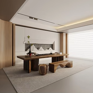 Modern Tea Room 3d model