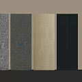Modern Stylish Wardrobe Doors With Wood Grain Smooth Surfaces And Various Handle Designs