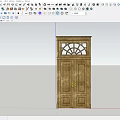Double door 3d model