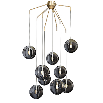 Modern chandelier 3d model