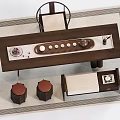 Traditional Chinese Tea Table And Chairs With Wooden Stools And Tea Tray Set