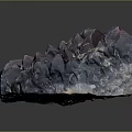 Natural Purple Blue Crystal Stone With Rough Texture And Unique Natural Formation