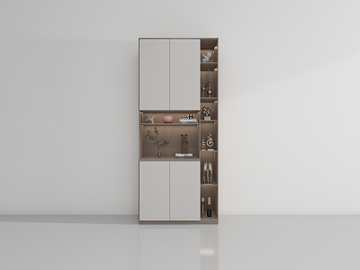 Modern Bookcase Simple Bookcase 3d model