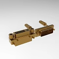 High Quality Gold Plated Industrial DVI Connectors with Pin Headers and Interfaces