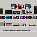 Bluetooth audio record player 3d model