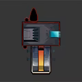Modern Sci-Fi Equipment Sci-Fi Items Sci-Fi Components High-Tech Components 3d model