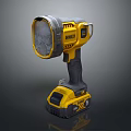 DEWALT Rechargeable Handheld Flashlight With Yellow Black Design And Ergonomic Grip