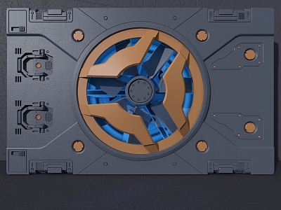 Science and Technology Background Mechanical Module model