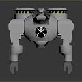 Mech Warrior Mech Soldier Machine Battlearm Mechanical Battlearm Machine Fighter Robot 3d model