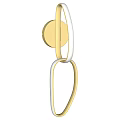 Modern Gold Wall Lamp With Sleek Circular Rings Design For Home Decor
