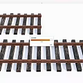 Railroad Tracks As Important Road Facility With Wooden Sleepers And Metal Rails