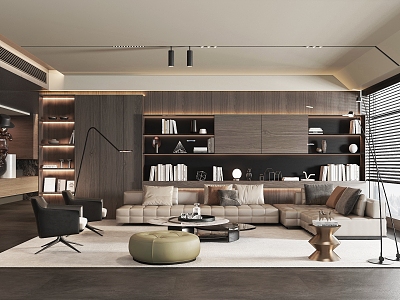 modern living room model