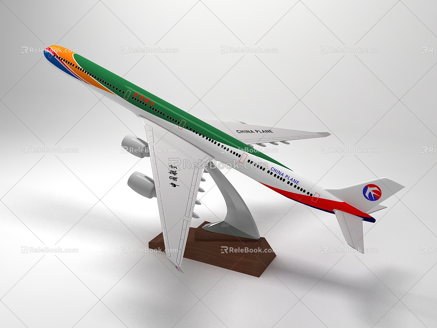 Modern toy airplane airplane 3d model