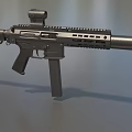 BT SPC9 submachine gun carbine automatic rifle machine gun machine gun assault rifle low face number low model simple model game film and television level 3d model