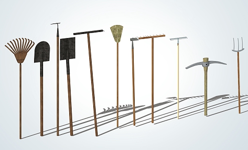 Modern Farm Tools Rural Farm Tools 3d model