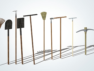 Modern Farm Tools Rural Farm Tools 3d model