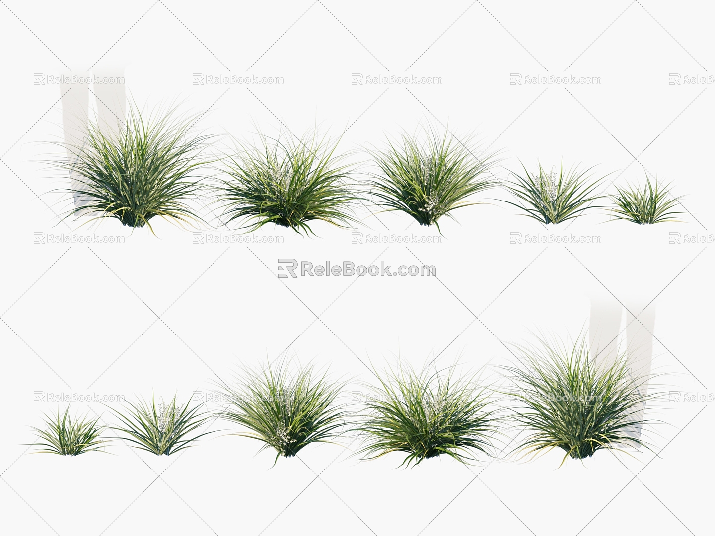 Modern Grass 3d model