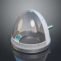 Science Fiction Capsule Space Capsule Hibernation Capsule Freezing Capsule Rest Capsule Rest Capsule Rest Science Fiction Capsule Sleeping Capsule 3d model