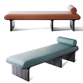 Modern sofa stool 3d model