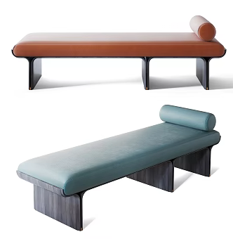 Modern sofa stool 3d model