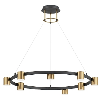 Simple Light Luxury Chandelier 3d model