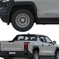 Chevrolet Pickup Truck Exterior Design With Front And Rear Views