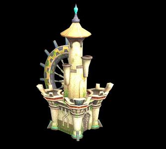 Cartoon Castle 3d model