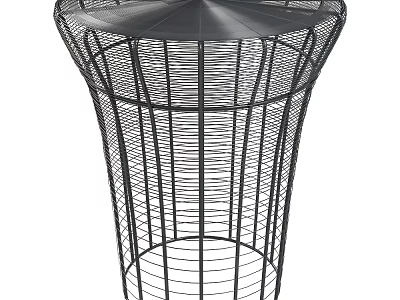 Modern Black Woven Mesh Bar Stool With Sleek Wireframe Structure 3d model