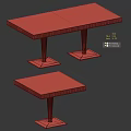 Set of Two Modern Black Tables With Textured Surface And Unique Gold Accent Legs